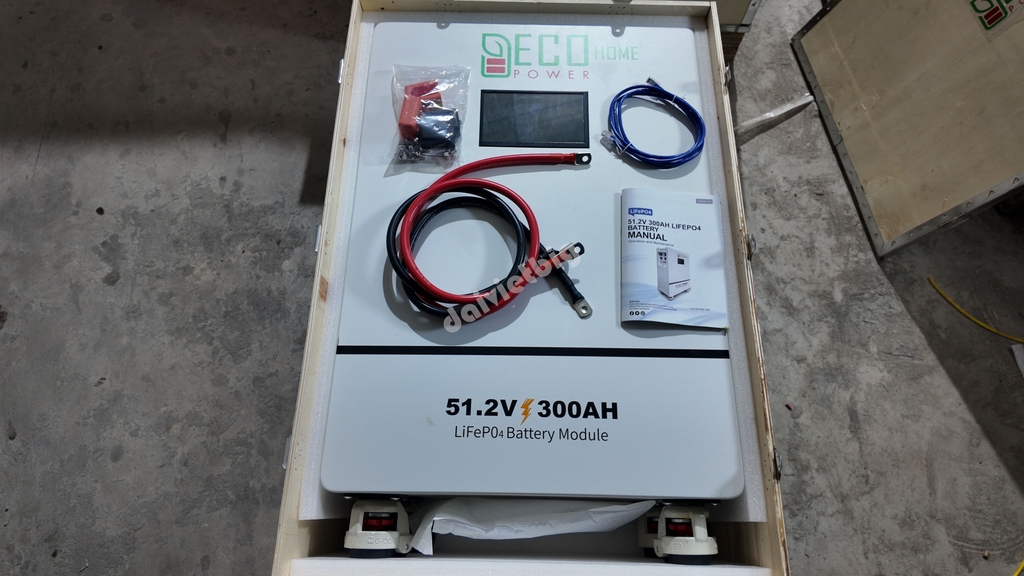 Pin Lithium ECOHOME | 51.2V - 314AH - 16KWH | Bảo Hành 5 năm