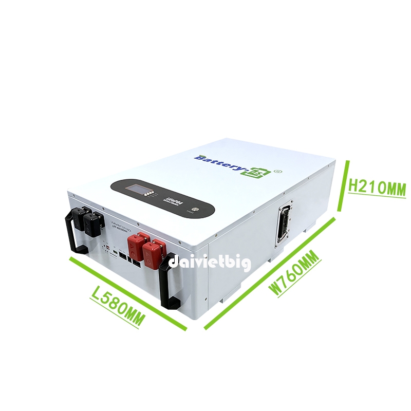 Bộ Pin lưu trữ Ls Battery  300AH- 51.2V-15.3kw – có bánh xe ( Chính hãng)