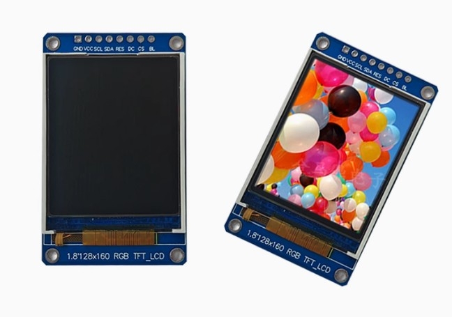 Màn hình 1,77 inch Màn hình LCD TFT 1,8 inch Giao diện SPI LCD Mô-đun màn hình LCD Bộ điều khiển ST7735