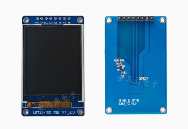 Màn hình 1,77 inch Màn hình LCD TFT 1,8 inch Giao diện SPI LCD Mô-đun màn hình LCD Bộ điều khiển ST7735