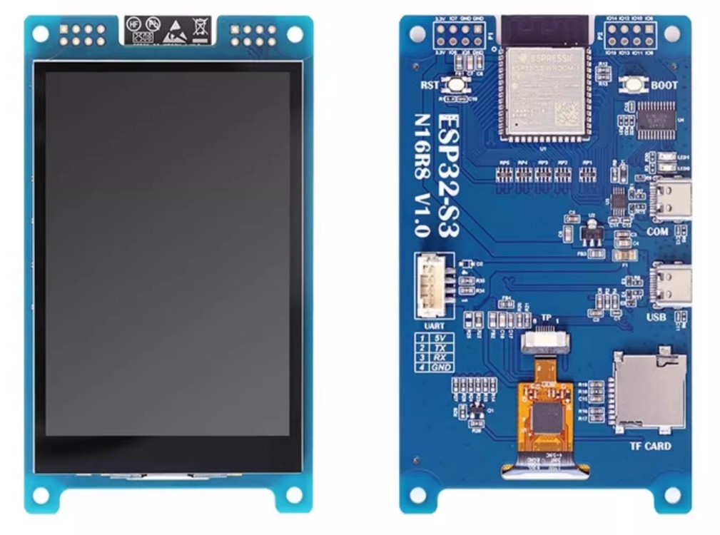 Bộ bo mạch phát triển ESP32-S3 FreeRTOS mã nguồn mở màn hình cảm ứng 3,5 inch 320*480 Bo mạch phát triển LVGL