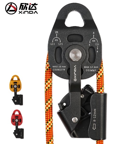 Bộ nâng ròng rọc tự khóa nâng máy điều hòa không khí nâng ròng rọc di động nâng vật nặng tiết kiệm sức lao động kéo nâng