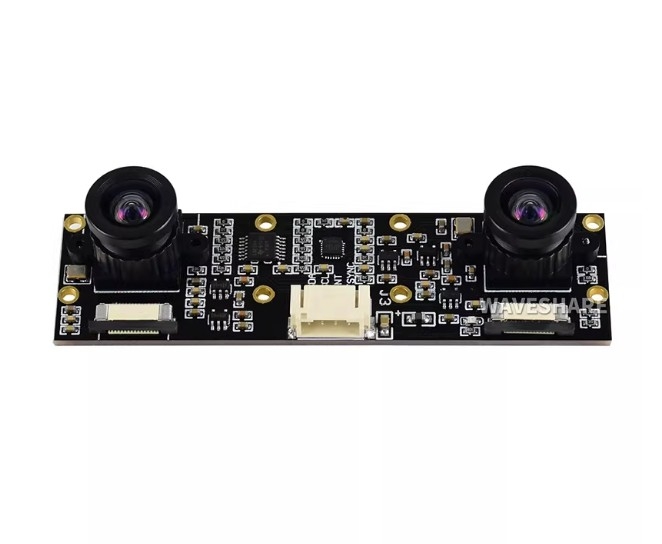 MicroSnow Raspberry Pi thế hệ thứ 5 NVIDIA B01 IMX219 Camera kép hỗ trợ thị giác lập thể và thị giác chiều sâu