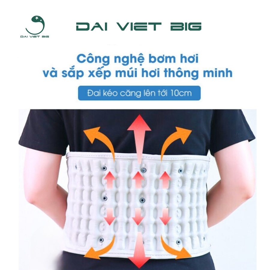 Đai Hơi Kéo Giãn Cột Sống HAILICARE Z5 Xoá Bỏ Đau Thắt Lưng, Hạn Chề Quá Trình Thoát Vị Đệm