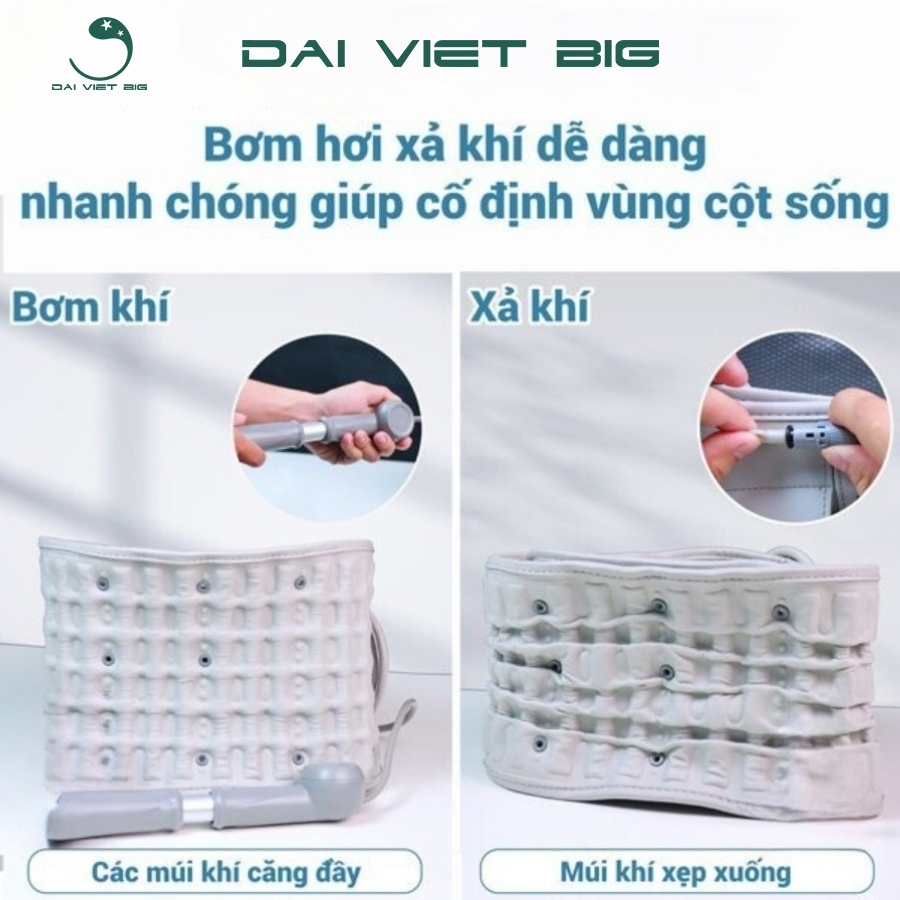 Đai Hơi Kéo Giãn Cột Sống HAILICARE Z5 Xoá Bỏ Đau Thắt Lưng, Hạn Chề Quá Trình Thoát Vị Đệm