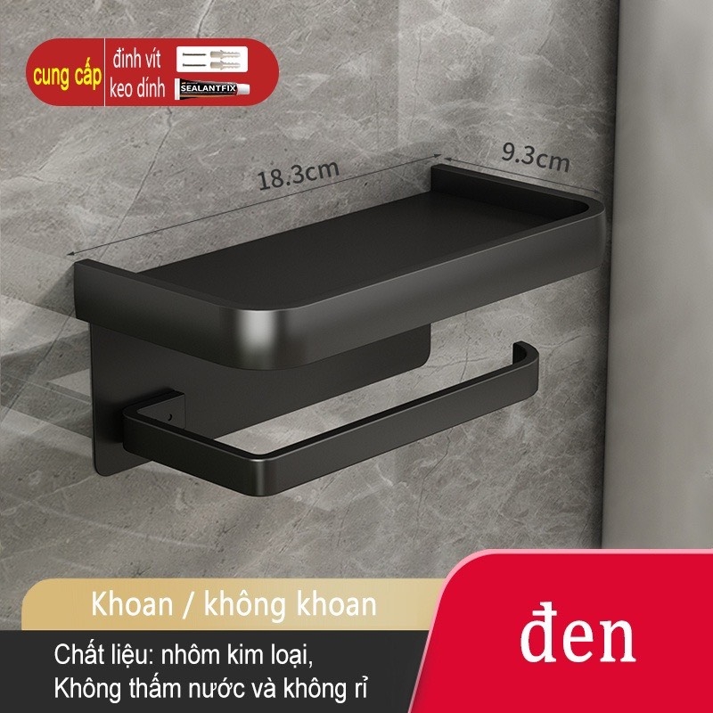 Giá treo khăn/ cọ trang điểm ĐAIVIETBIG gắn tường gấp gọn tiện lợi