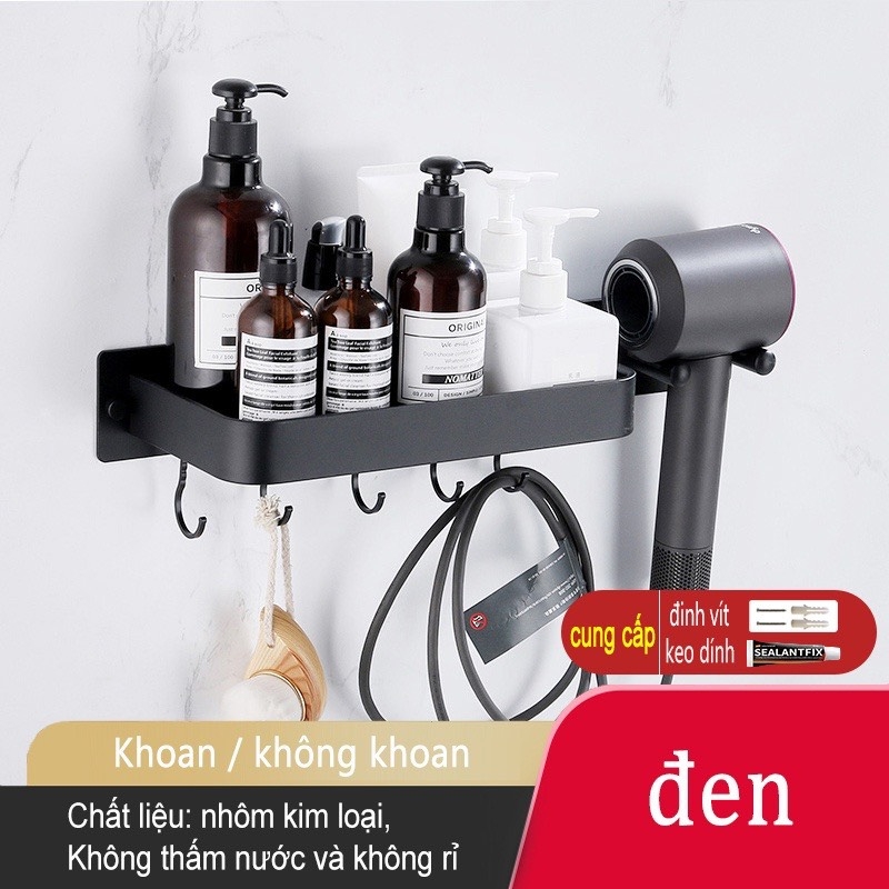 Giá treo khăn/ cọ trang điểm ĐAIVIETBIG gắn tường gấp gọn tiện lợi