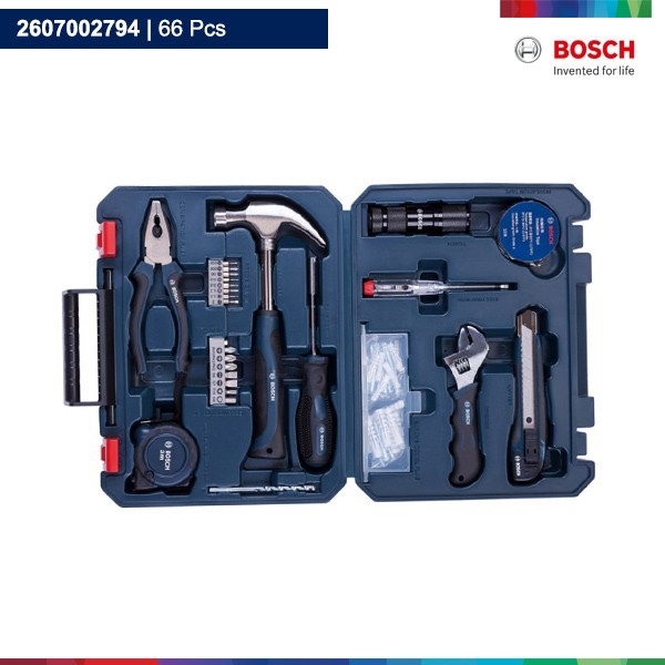 Bộ dụng cụ sửa chữa gia đình đa chức năng của Bosch 66 chi tiết chính hãng bảo hành 12 tháng
