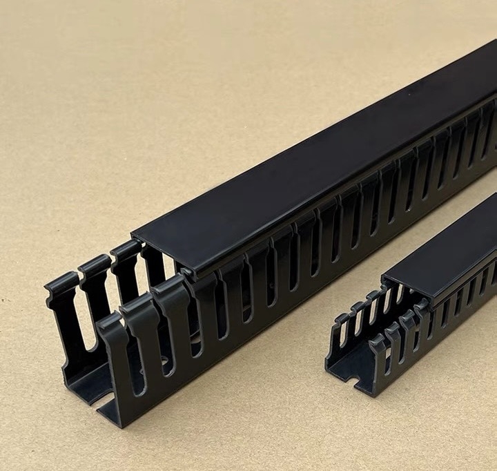 Máng điện nhựa PVC chống cháy 30mmm-40mm-45mm Đi dây điện trong tủ điện