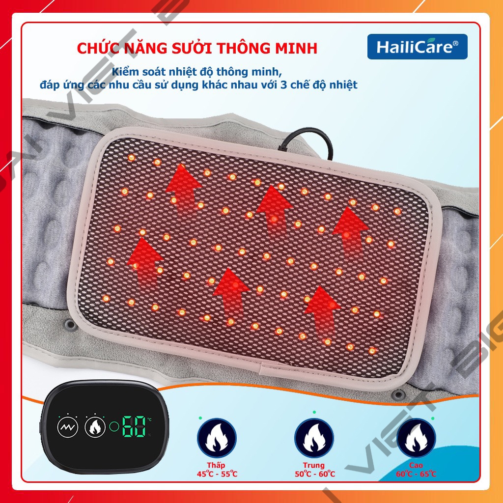 Đai Hơi Kéo Giãn Cột Sống HAILICARE Z5 Xoá Bỏ Đau Thắt Lưng, Hạn Chề Quá Trình Thoát Vị Đệm