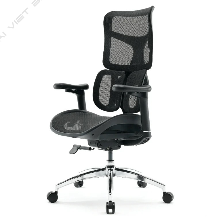 Ghế công thái học ergonomic Sihoo Doro S100 tặng kèm gác chân cao cấp, bảo hành 3 năm