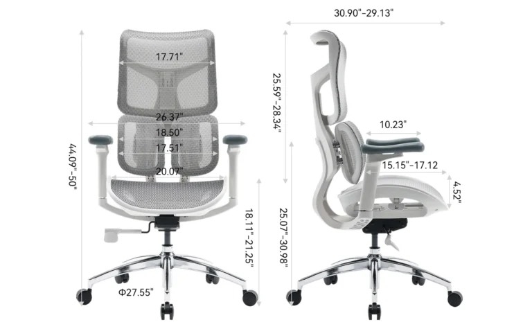 Ghế công thái học ergonomic Sihoo Doro S100 tặng kèm gác chân cao cấp, bảo hành 3 năm