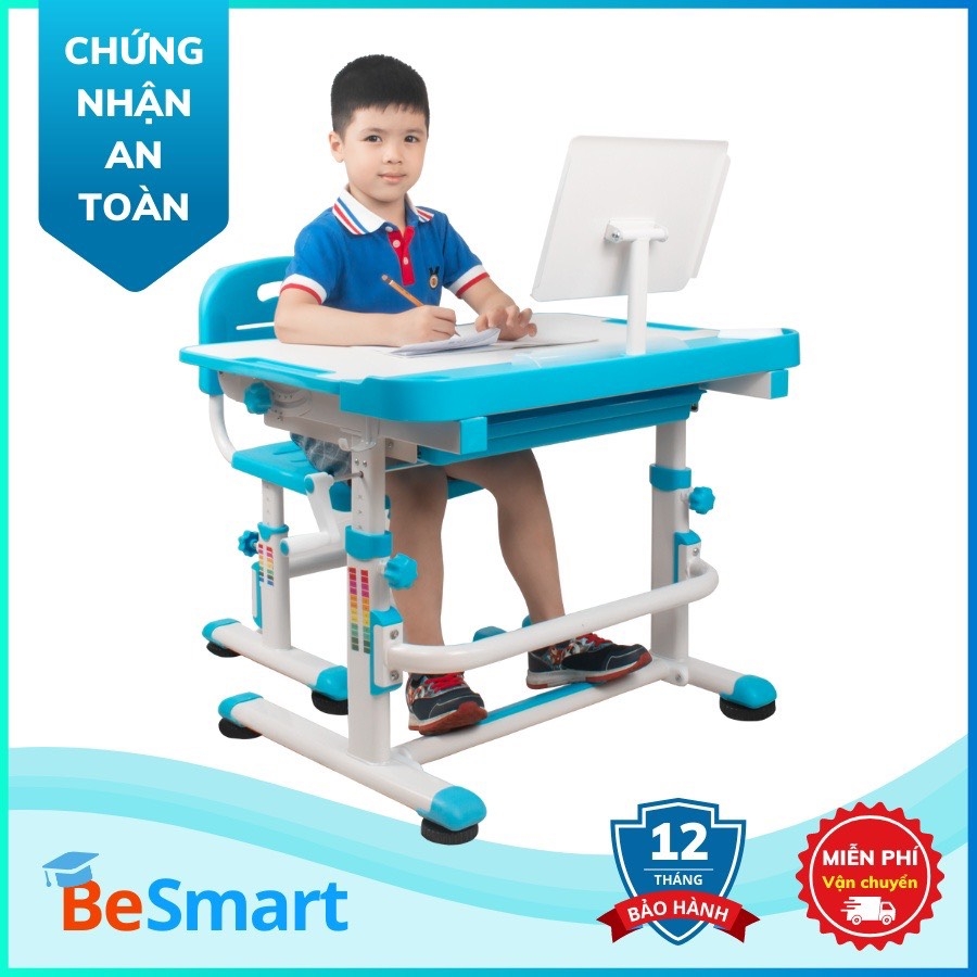 Bộ bàn ghế học sinh Besmart m81 – bé tự điều chỉnh được độ cao