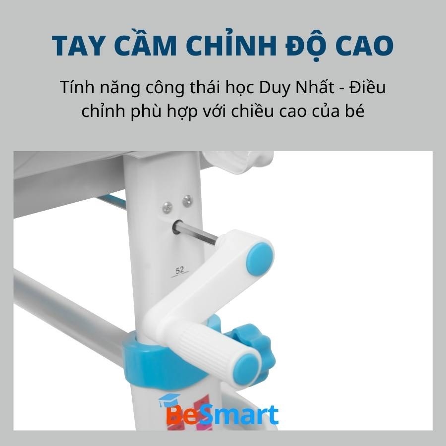 Bộ bàn ghế học sinh Besmart m81 – bé tự điều chỉnh được độ cao