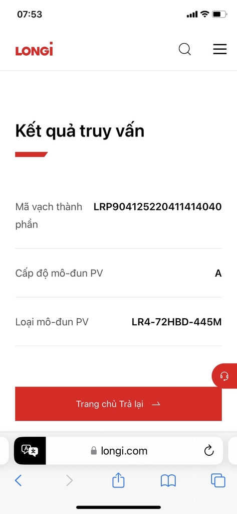 Tấm Pin mặt trời Longi 580W HiMO X6 LOẠI A 1 MẶT KÍNH TRÀN VIỀN HIỆU SUẤT CAO 2025