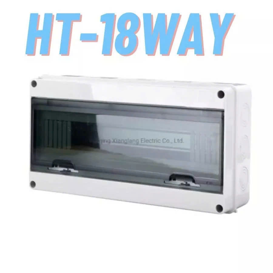 Tủ điện nhựa HT-8 WAY , HT-12 WAY , HT-18 WAY, HT-24 WAY chống nước – Tủ điện lắp nổi 2025