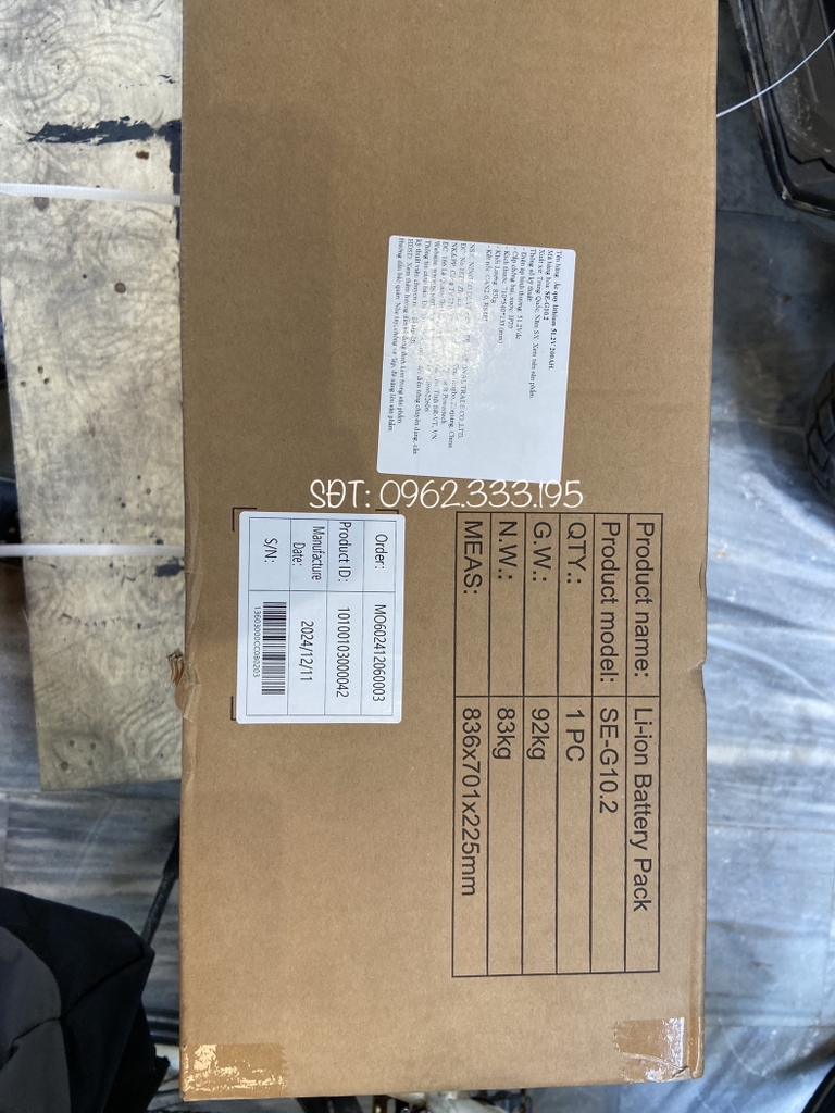 Pin Lithium Deye BOS-G áp cao