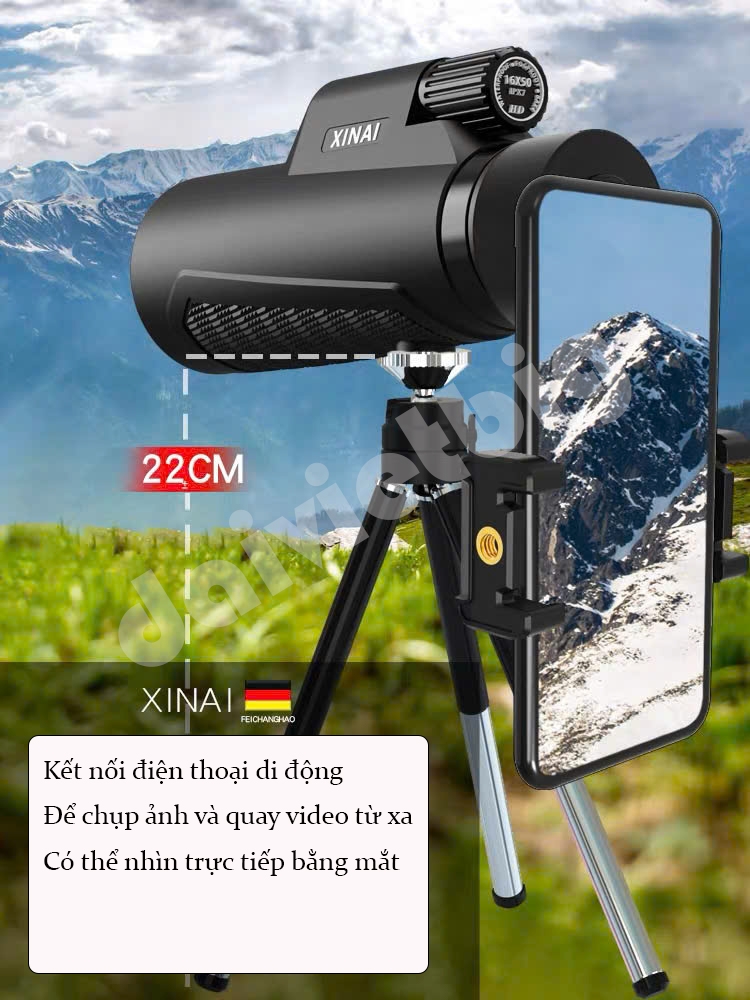 Kính thiên văn, Ống nhòm XINAI của Đức màng ED8 tầm nhìn xa và độ nét cao