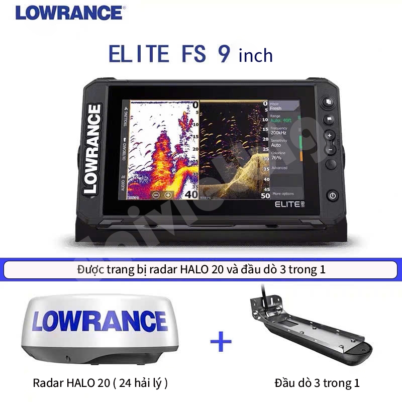 Máy dò cá GPS Lawrence Luya máy dò cá trên biển HOOK7XHOOK7TSHOOK9