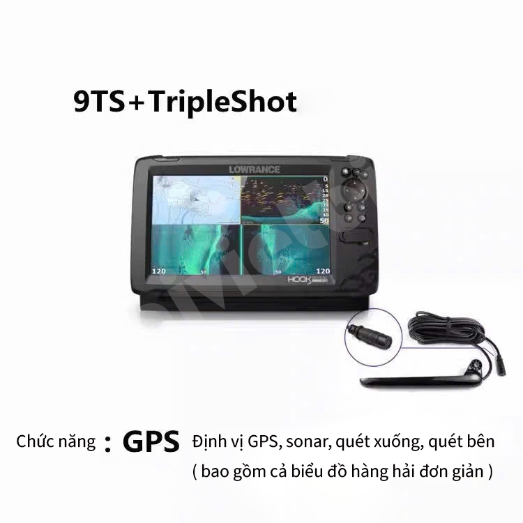 Máy dò cá GPS Lawrence Luya máy dò cá trên biển HOOK7XHOOK7TSHOOK9
