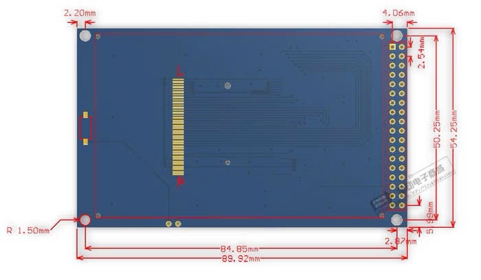 Mô-đun màn hình màu TFT LCD 3,2 inch mới độ phân giải cực cao 320X480 hỗ trợ phích cắm trực tiếp Ar Mega2560