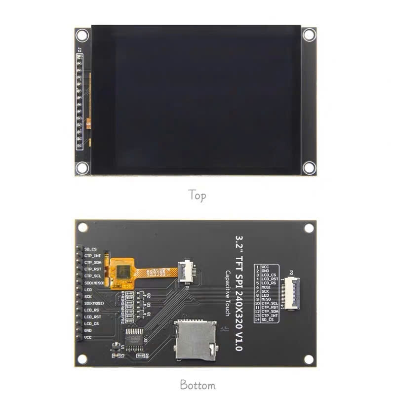 Màn hình LCD TFT 2,8 inch 3,2 inch 3,5 inch SPI cổng nối tiếp Màn hình LCD cảm ứng điện dung mô-đun hiển thị IPS
