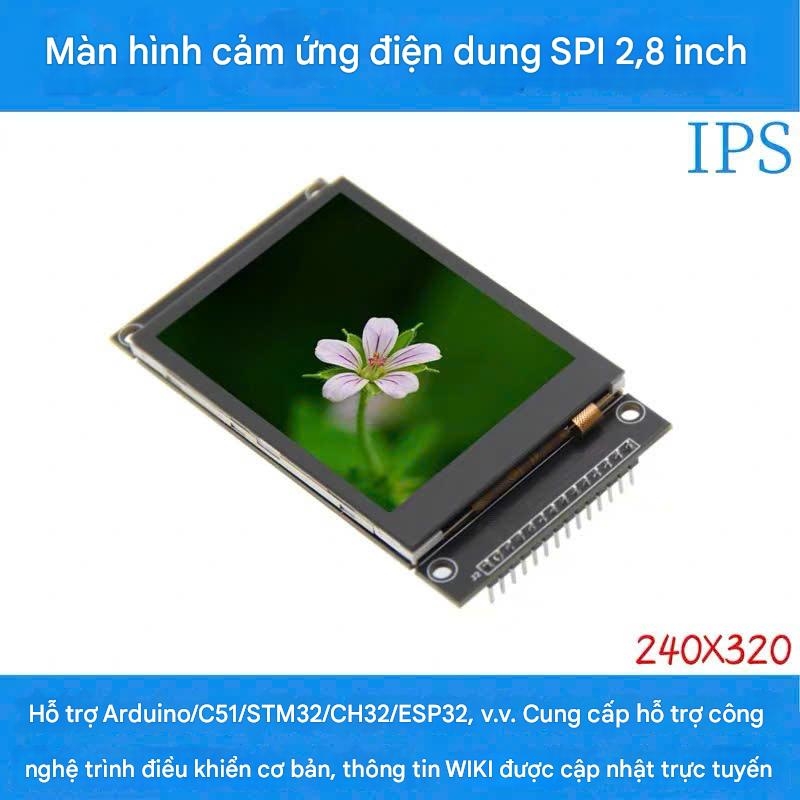 Màn hình LCD TFT 2,8 inch 3,2 inch 3,5 inch SPI cổng nối tiếp Màn hình LCD cảm ứng điện dung mô-đun hiển thị IPS