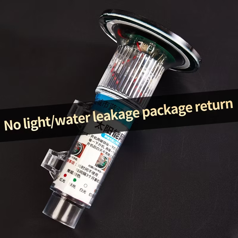 Đèn Flash thuyền câu cá năng lượng mặt trời Đèn hiệu năng lượng mặt trời Đèn hiệu Gillnet Lưới câu cá Biển hiệu Đèn tín hiệu biển