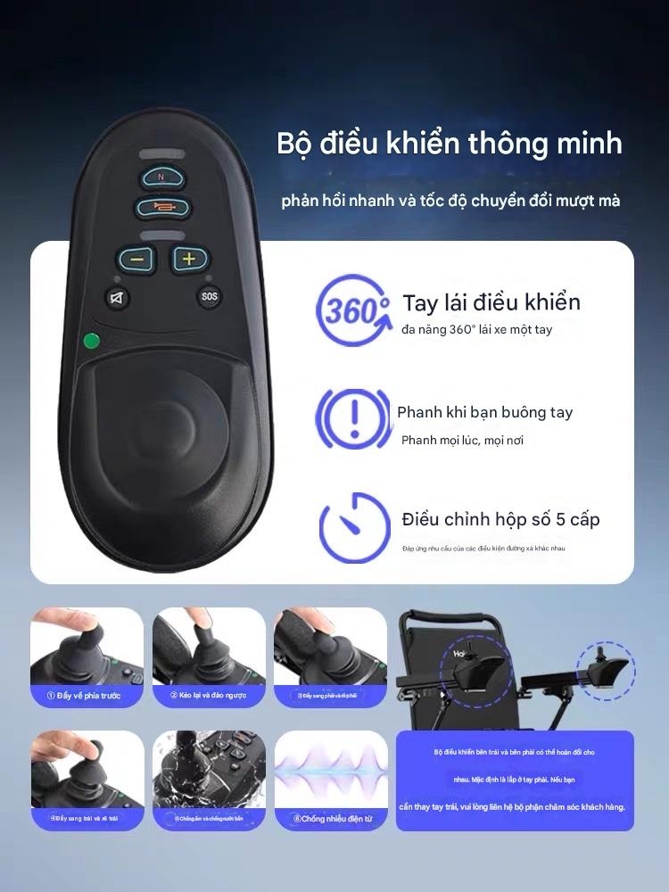 Xe lăn điện Haier JRWD6012X-Li20