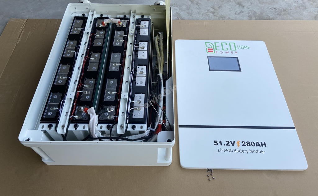 Pin Lithium ECOHOME | 51.2V - 280AH - 14KWH  | Bảo Hành 5 năm