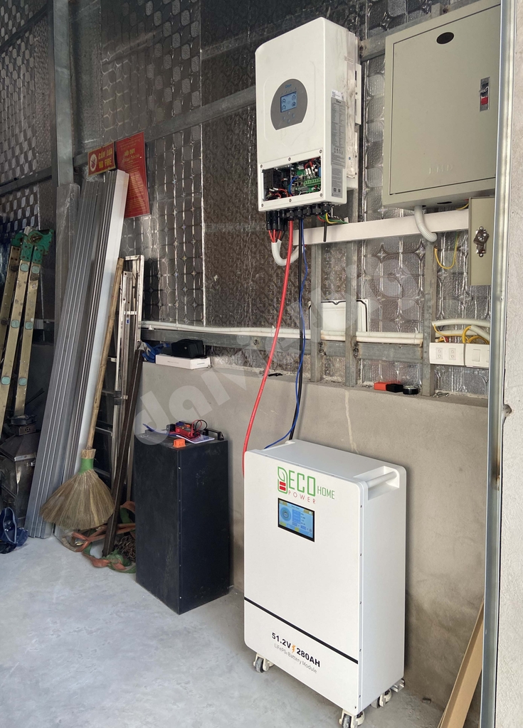 Pin Lithium ECOHOME | 51.2V - 300AH - 15KWH | Bảo Hành 5 năm