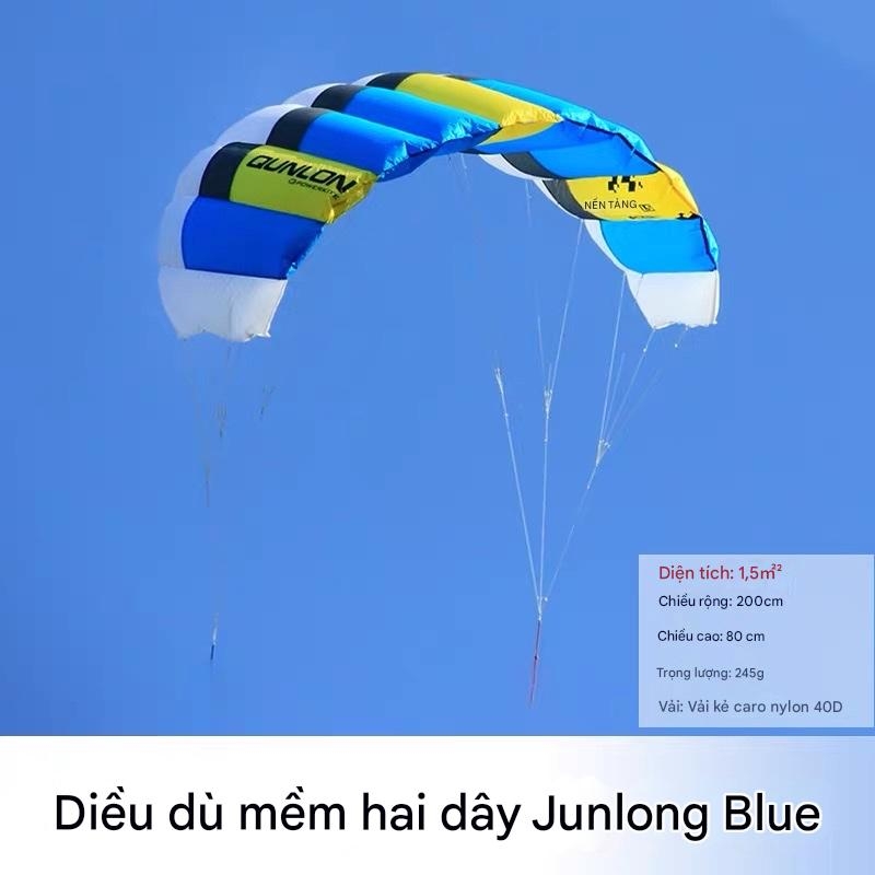 Diều dù mềm 2 dây – Chất liệu 40D Nylon Ripstop