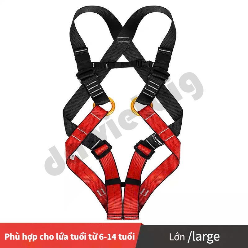 Dây an toàn leo núi ngoài trời cho trẻ em Xinda, dây an toàn toàn thân, dây bảo vệ an toàn