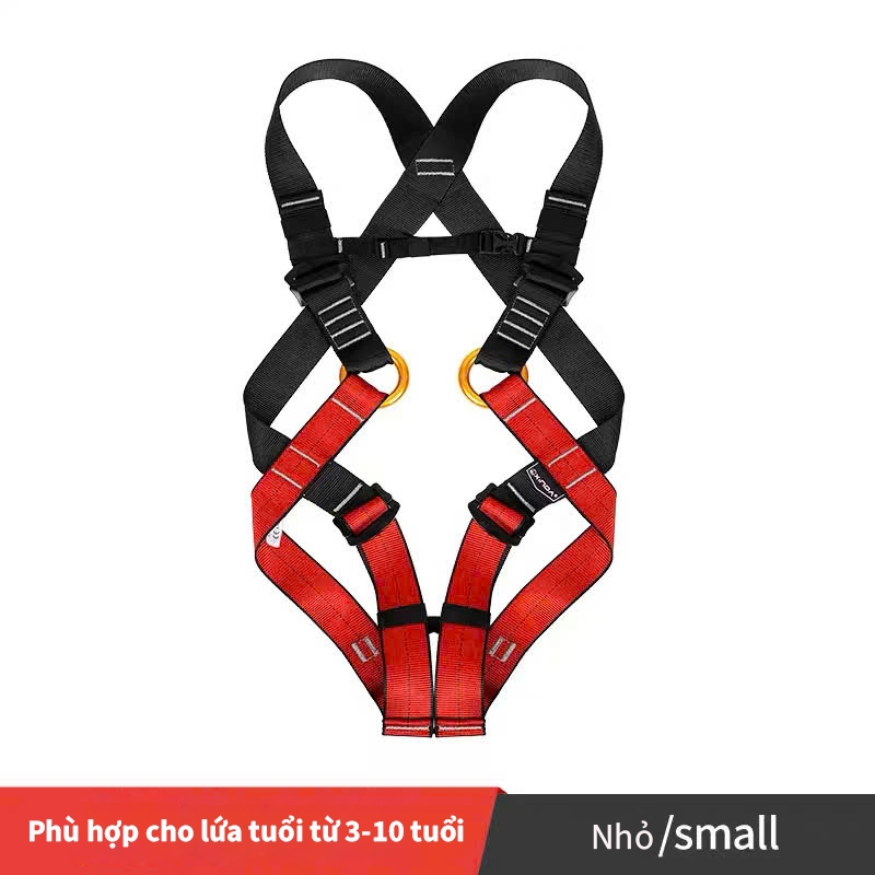 Dây an toàn leo núi ngoài trời cho trẻ em Xinda, dây an toàn toàn thân, dây bảo vệ an toàn