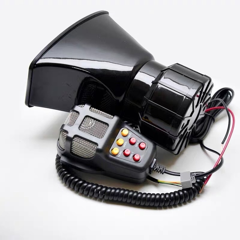 Còi báo động ô tô xe máy 12V 24V còi báo động 5 7 âm có loa còi hơi