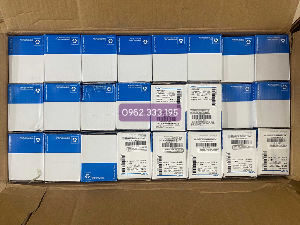 Công Tơ Điện Tử Cao Cấp ĐÃ Kiểm Định EVN 1 Pha CHINT DDSU777 5(80)A