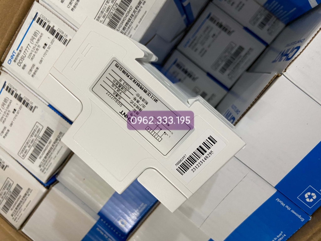 Công Tơ Điện Tử Cao Cấp ĐÃ Kiểm Định EVN 1 Pha CHINT DDSU777 5(80)A
