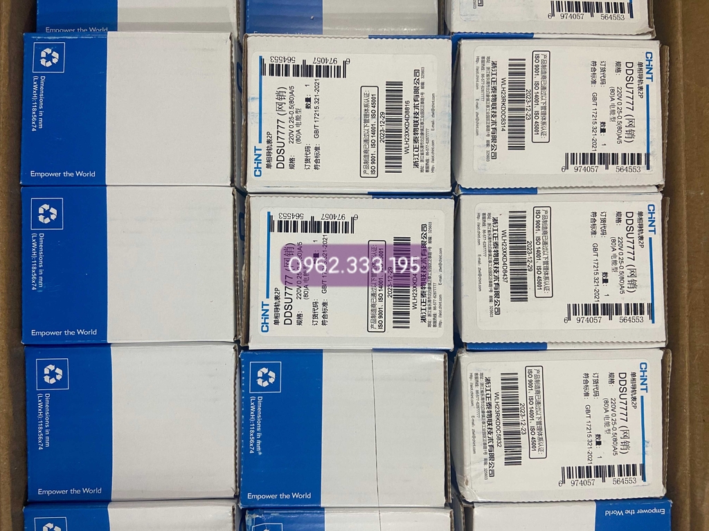 Công Tơ Điện Tử Cao Cấp ĐÃ Kiểm Định EVN 1 Pha CHINT DDSU777 5(80)A