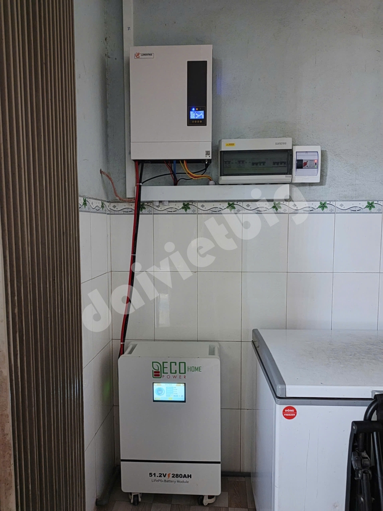 Pin Lithium ECOHOME | 51.2V - 280AH - 14KWH  | Bảo Hành 5 năm