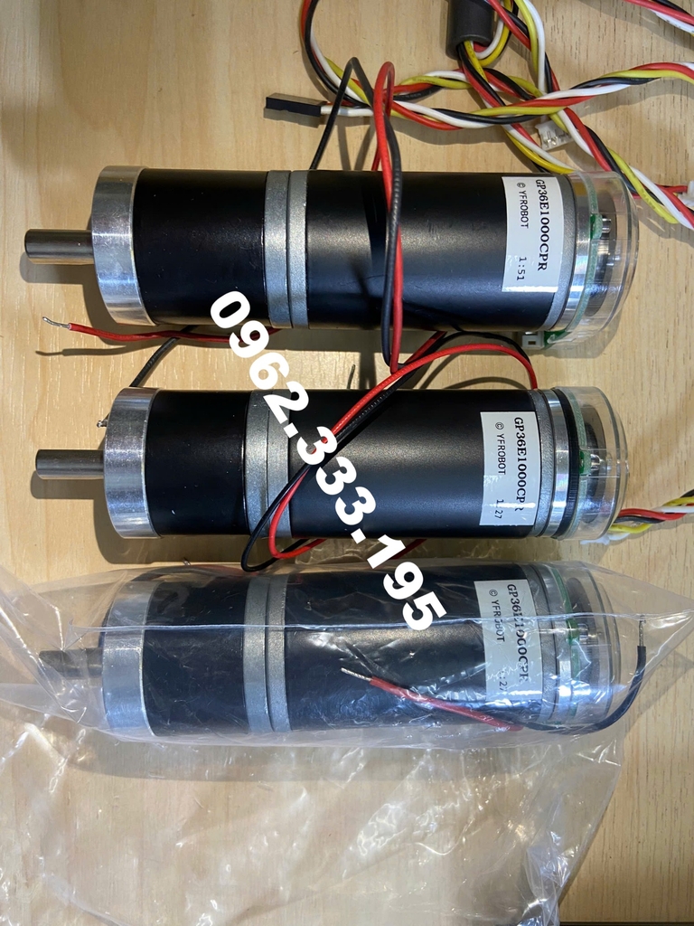 Động Cơ DC Servo Giảm Tốc GP36E 1000CPR Encoder 1:51