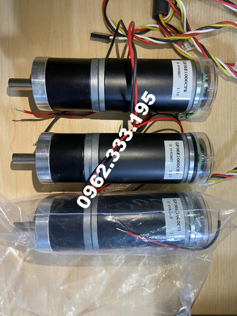 Động Cơ DC Servo Giảm Tốc GP36E 1000CPR Encoder 1:27