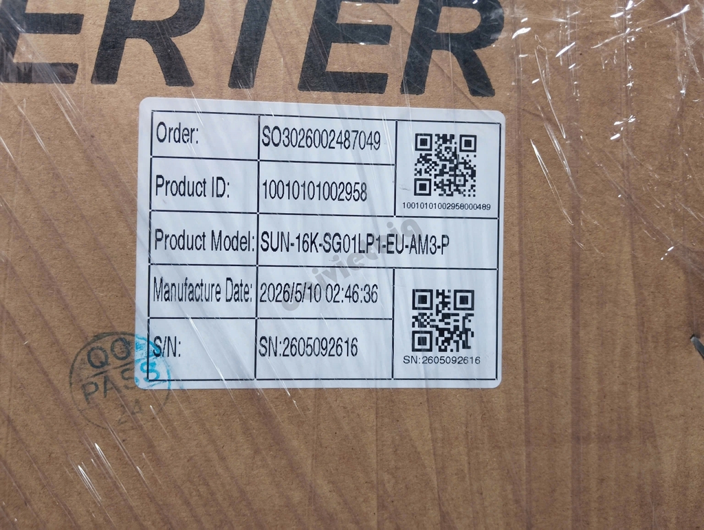Biến tần Hybrid Deye 16Kw 1 Pha Inverter Hybrid - SUN-16K-SG01LP1-EU-AM3-P