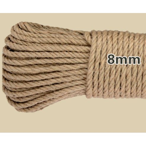 [Size 8mm] 5m dây thừng gai 8mm làm đồ cào móng cho mèo, hanmade