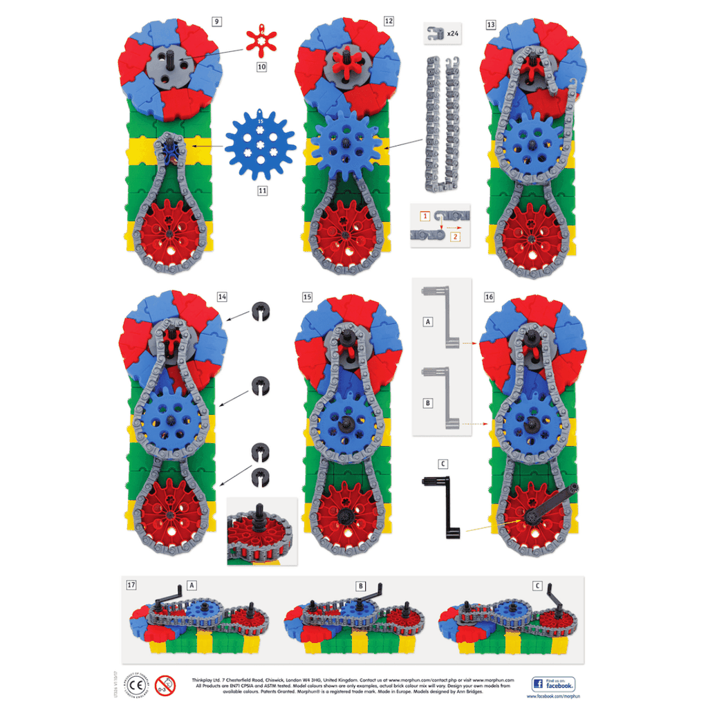 Đồ chơi lắp ráp chủ đề thế giới kỹ sư trẻ 320 pcs MORPHUN MP42900