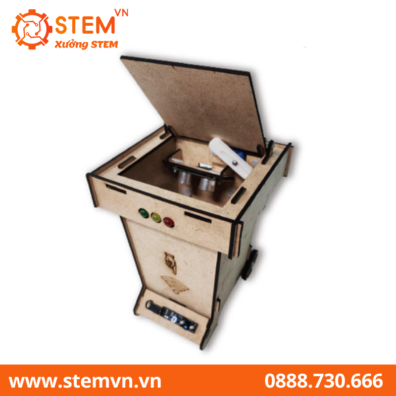 Bộ học tập BBC Micro:bit thùng rác thông minh