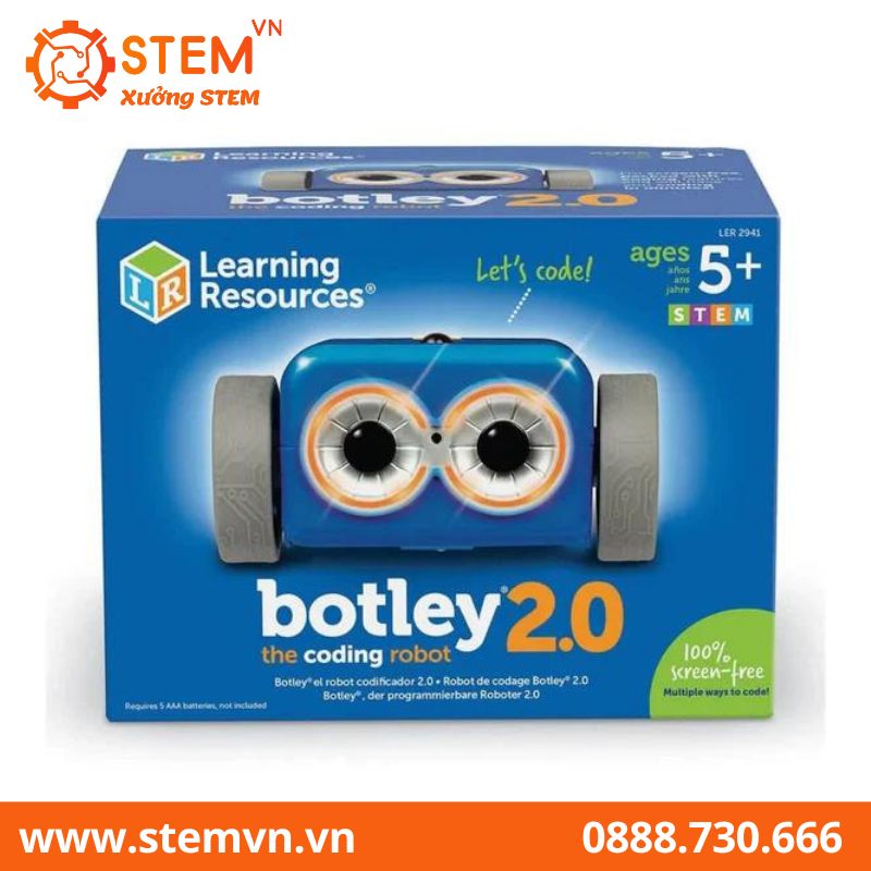 Botley 2.0 Robot giáo dục cho lứa tuổi mầm non, tiểu học - Botley The Coding Robot 2.0