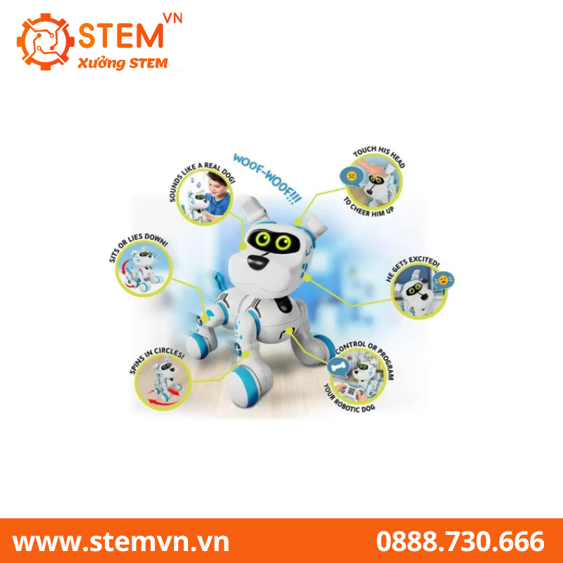 XTREM BOTS BOBBY Robot Dog - Robot giáo dục cho lứa tuổi mầm non