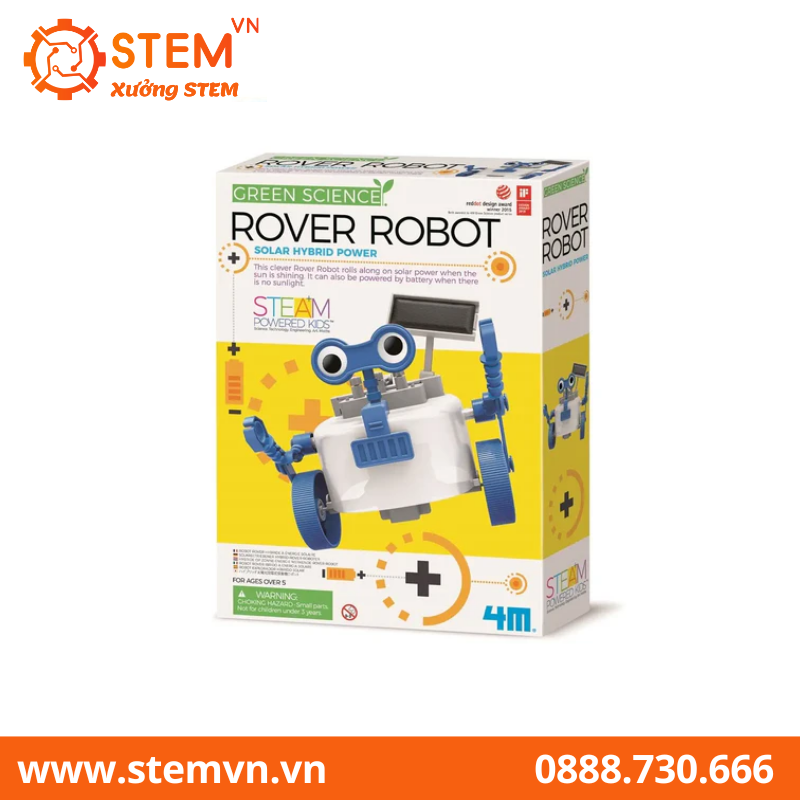 4M Green Science Rover Robot - Robot giáo dục cho lứa tuổi mầm non