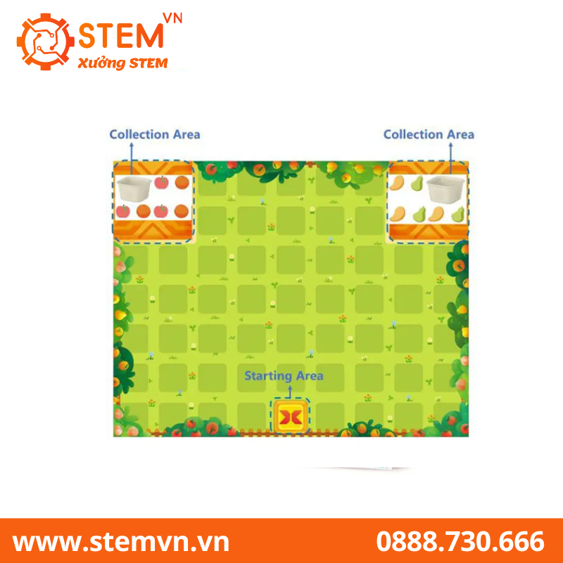 Dụng cụ giáo dục cho lứa tuổi mầm non, tiểu học - MakeX Inspire Fruit Wonderland Arena Kit