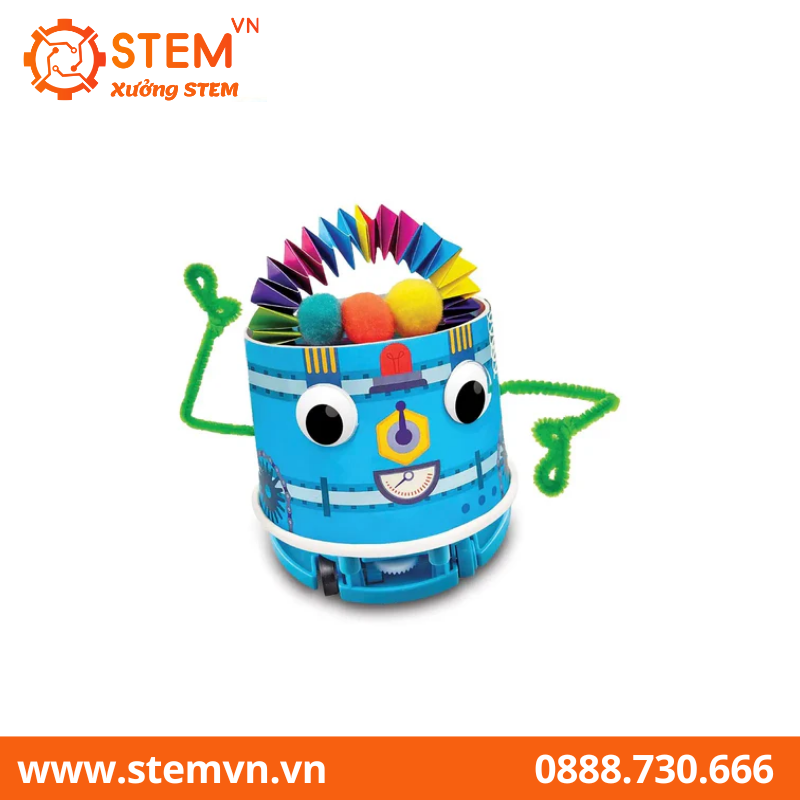 ThinkingKits Motorised Paper Cup Robot - Robot giáo dục cho lứa tuổi mầm non